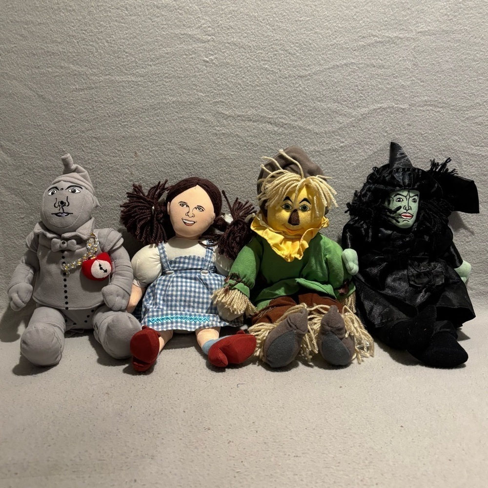 Wizard Of Oz set of 4‎ Plush Doll Set By Nanco